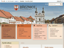 Tablet Screenshot of breznice.cz